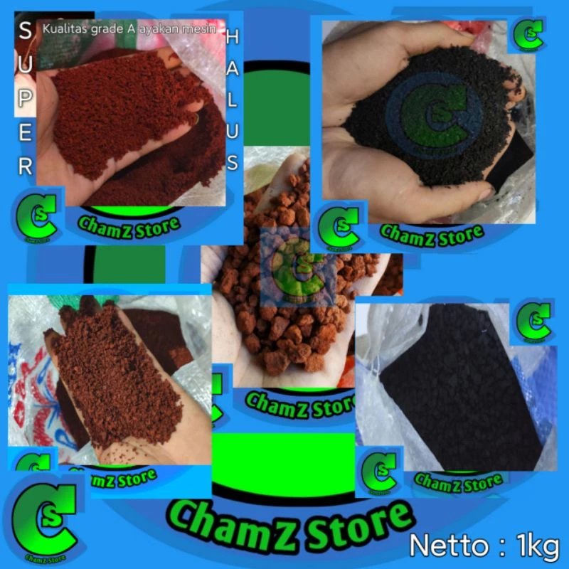 1kg pasir malang merah hitam halus kasar aquascape aquarium / pasir malang aquascape / pasir malang media tanam / Media tanam pasir